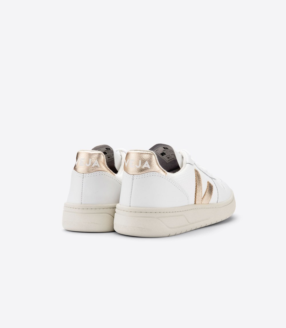 Veja Trainers Womens White - V-10 B-mesh - YHBN-36071